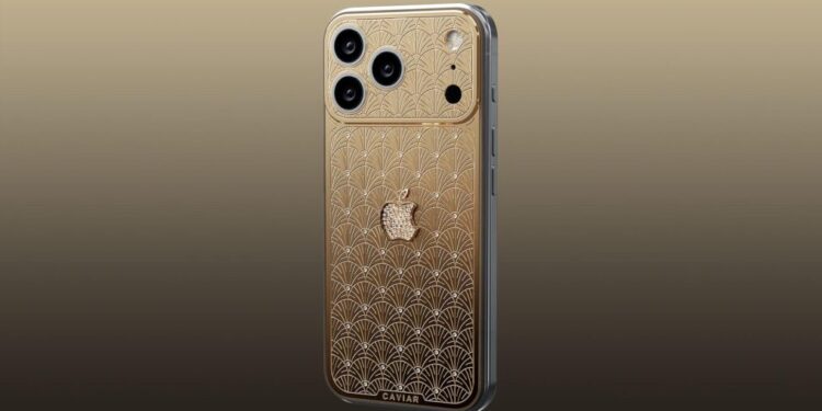 كافيار تكشف عن هواتف آيفون17 مطلية بالذهب بسعر أغلى من ساعة رولكس