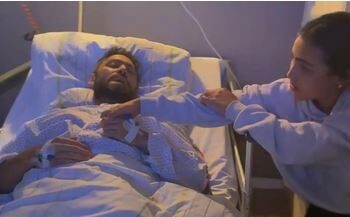 بسمة بوسيل تكشف تفاصيل الحالة الصحية لتامر حسني وموعد عودته لمصر