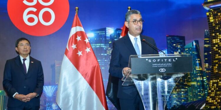 وزير التموين يشارك في احتفالية سفارة سنغافورة بالعيد الوطني الستين للاستقلال