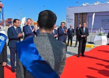 الرئيس السيسي يفتتح محطة سكاي بورتس متعددة الأغراض بميناء شرق بور سعيد