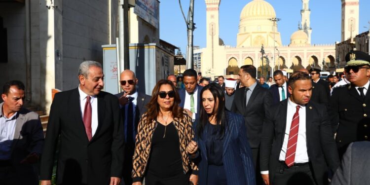 وزراء التنمية المحلية والأوقاف ومحافظ الغربية يتفقدون أعمال تطوير محيط مسجد السيد البدوي