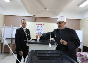 مفتي الجمهورية يُدلي بصوته في انتخابات مجلس النواب لعام 2025