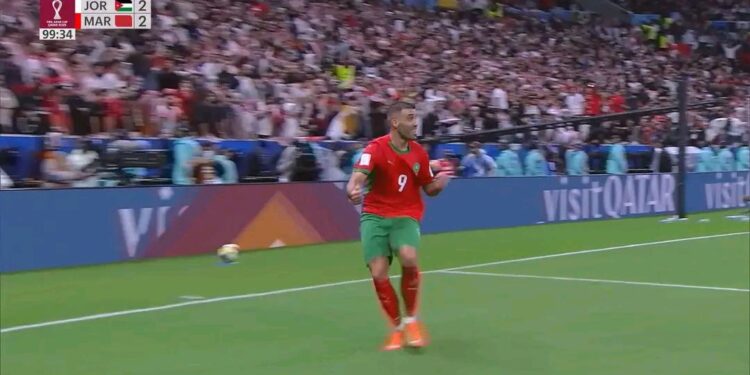 الأردن والمغرب في كأس العرب.. حمد الله يحرز الهدف الثالث لأسود الأطلس