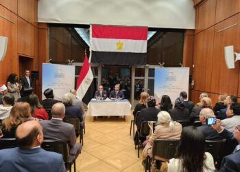 وزير الخارجية يلتقي بأعضاء الجالية المصرية في ألمانيا