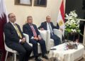 وزير الخارجية يلتقي الجالية المصرية في قطر