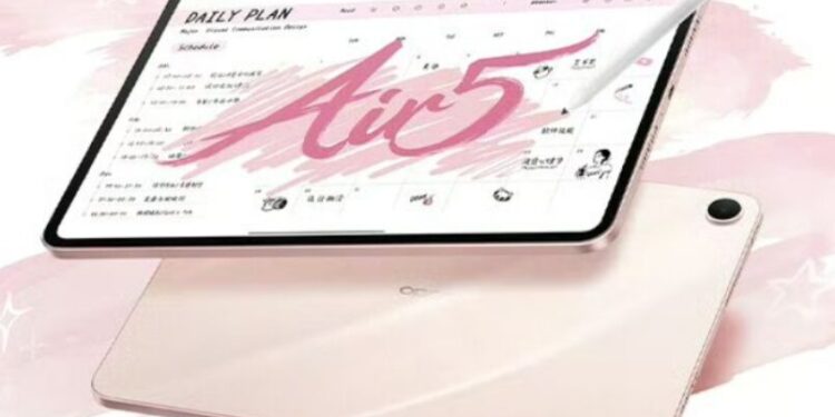 مفاجأة أوبو في 2025.. إطلاق Pad Air 5 بشاشة ضخمة وبطارية خارقة