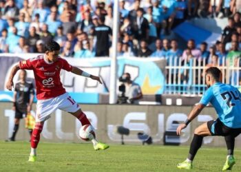 الشوط الأول.. تعادل الأهلي مع غزل المحلة 1-1 بكأس عاصمة مصر