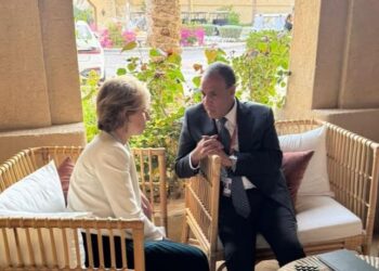 وزير الخارجية يلتقي مع مستشارة الرئيس الفرنسي لشئون الشرق الأوسط على هامش منتدى صير بنى ياس