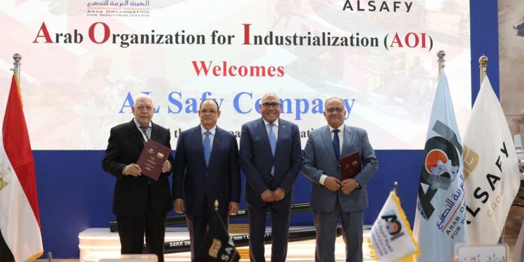 مجموعة الصافي توقع اتفاقية شراكة استراتيجية مع الهيئة العربية للتصنيع لتعزيز مكانة مصر كمركز إقليمي للتقنيات المتقدمة