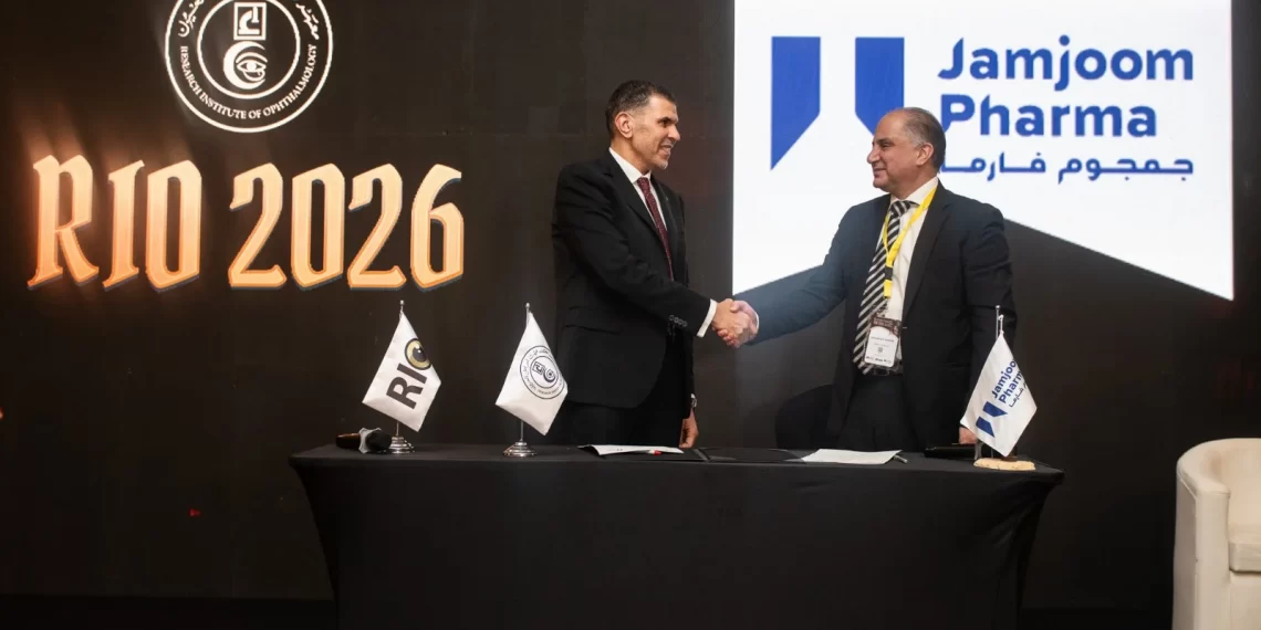 جمجوم فارما بمصر توقع بروتوكول تعاون مع معهد البحوث لأمراض العيون