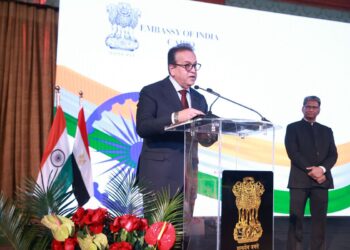 خالد عبدالغفار يشارك في احتفال سفارة الهند بالذكرى الـ77 لعيد الجمهورية