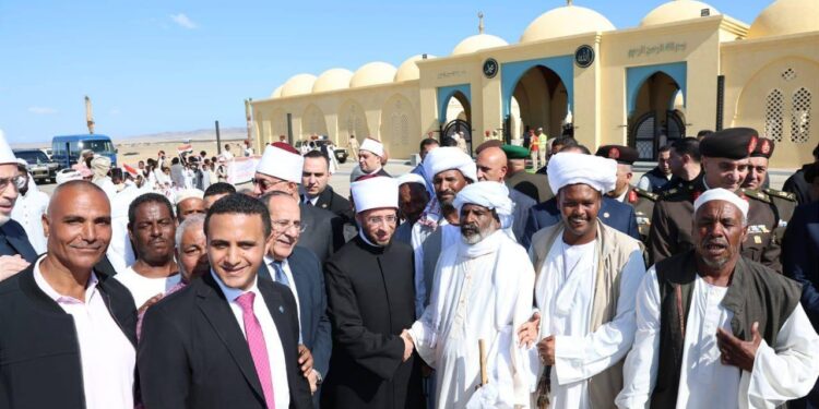 افتتاح مسجدَي الحميد المجيد بحلايب والسميع العليم ببرنيس احتفالاً بالعيد القومي للبحر الأحمر