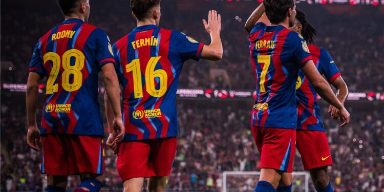 برشلونة ضيفًا على راسينج سانتاندير في كأس ملك إسبانيا