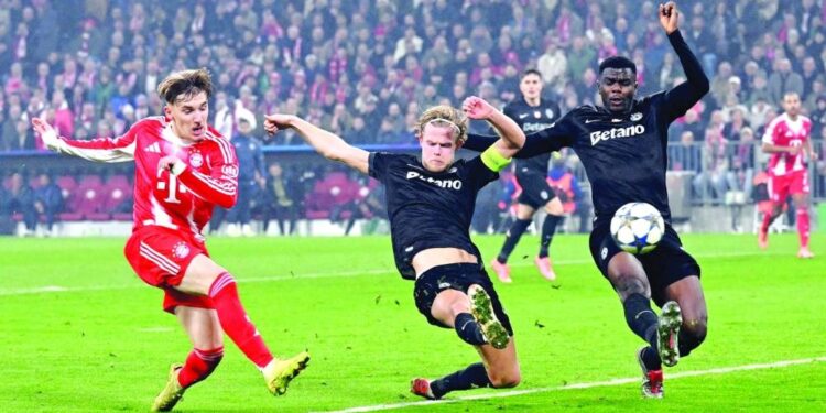 البايرن في مهمة حسم التأهل لثمن النهائي أمام سان جيلواز