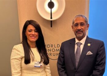 وزيرة التخطيط تلتقي الرئيس الجديد للمصرف العربي للتنمية الاقتصادية في أفريقيا