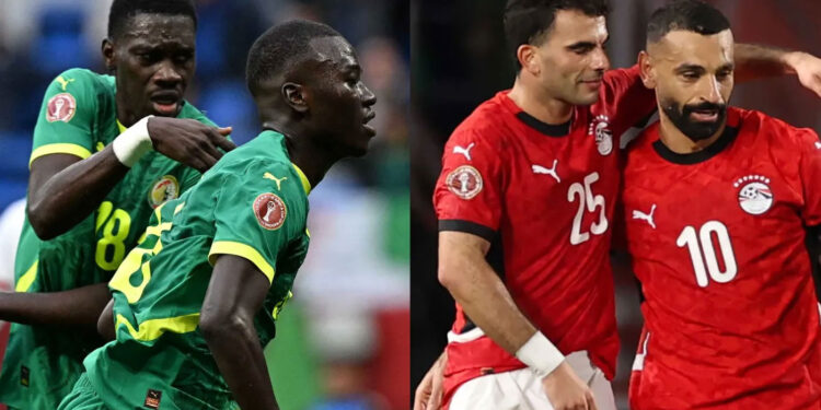 موعد مباراة مصر والسنغال الليلة في نصف نهائى أمم أفريقيا