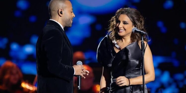 أنغام وتامر عاشور يجتمعان فى حفل غنائى بالكويت.. 30 يناير