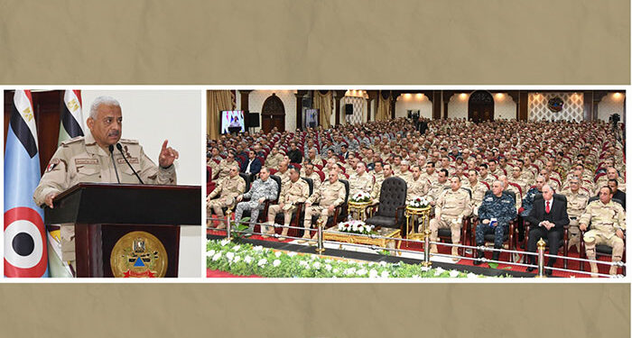 وزير الدفاع والإنتاج الحربى يلتقى بعدد من قادة وضباط القوات المسلحة