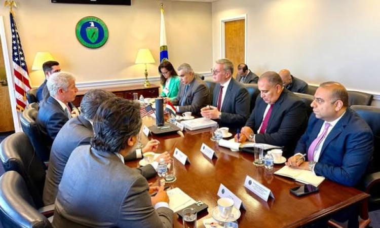 مباحثات لوزير البترول والثروة المعدنية مع نظيره الأمريكي في واشنطن