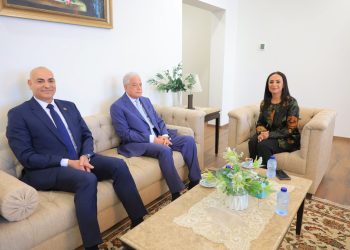 وزيرة التضامن تلتقي مستشار رئيس الجمهورية للتنمية المحلية ورئيس جامعة مدينة السادات