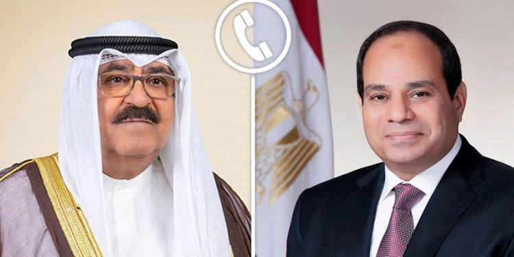 الرئيس السيسي يجري اتصالًا بأمير دولة الكويت