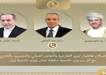 وزير الخارجية يبحث هاتفياً مع نظيريه الإيراني والعماني جهود خفض التصعيد وضمان حرية الملاحة