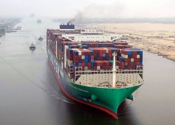 قناة السويس تشهد عبور سفينة الحاويات العملاقة “CMA CGM SAINT GERMAIN” لأول مرة