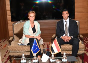 وزير الصناعة يبحث مع رئيسة بعثة الاتحاد الأوروبي لدى مصر سبل تعزيز التعاون المشترك
