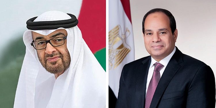 الرئيس السيسي يستقبل الشيخ محمد بن زايد رئيس الإمارات بمطار العلمين