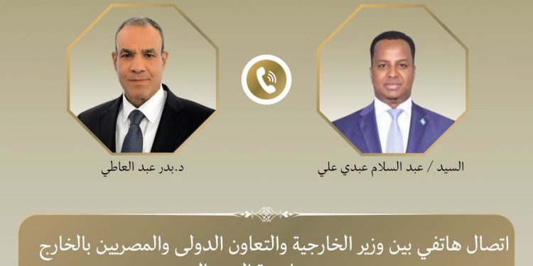 وزير الخارجية يبحث مع نظيره الصومالي العلاقات الثنائية وتطورات الأوضاع في القرن الأفريقي