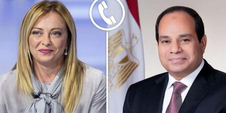 الرئيس السيسى يتلقى اتصالًا من رئيسة وزراء إيطاليا تناول مجمل العلاقات بين البلدين