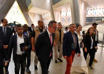 رئيس جمهورية مدغشقر يزور المتحف المصري الكبير