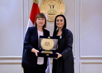 وزيرة التضامن تلتقي المنسق المقيم للأمم المتحدة في مصر