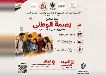 جهاز تنمية المشروعات و”بصمة شباب مصر” ينظمان يومًا تدريبيًا لتعريف الشباب بفرص ريادة الأعمال والخدمات المتاحة بالجهاز