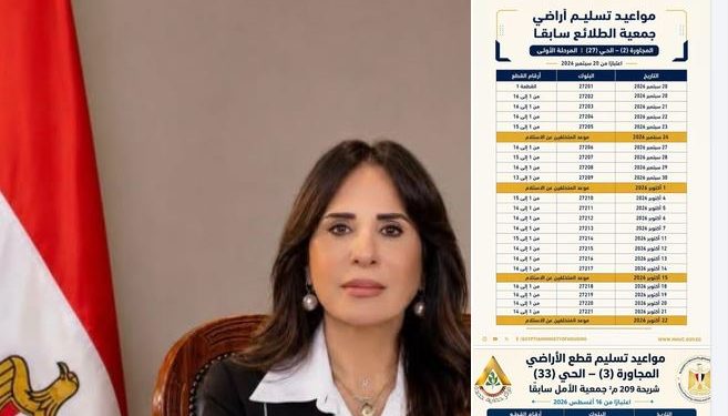الإسكان .. الأحد تسليم أراضي «الأمل والطلائع» للمواطنين في العبور الجديدة