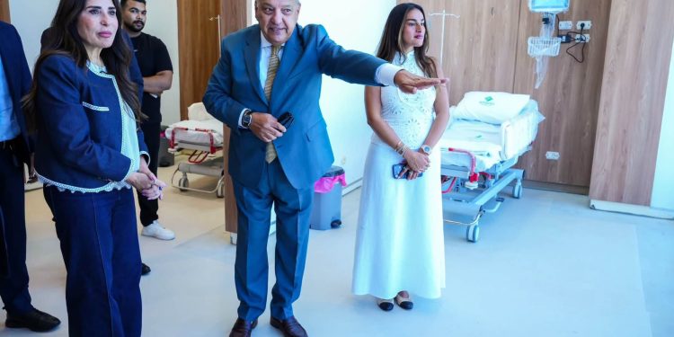 وزيرة الإسكان تتفقد مشروع مستشفى «شفا العلمين» بمدينة العلمين الجديدة