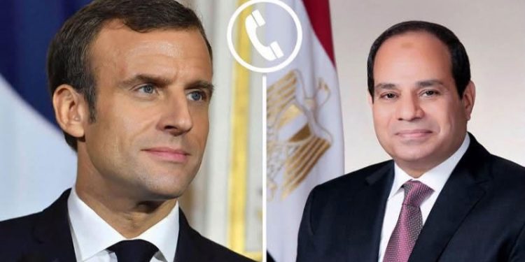 الرئيس السيسي يؤكد تضامن مصر الكامل مع فرنسا إثر الحرائق ببعض المناطق الفرنسية