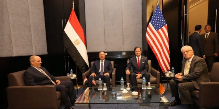 وزير النقل يبحث مع مسؤول أمريكي تعزيز الشراكة في مشروعات النقل المختلفة