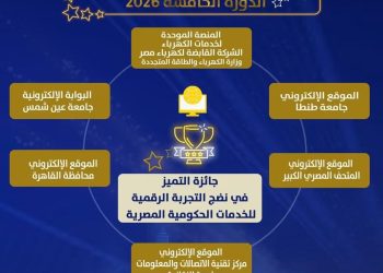 المنصة الموحدة لخدمات الكهرباء ضمن المتأهلين لجائزة مصر للتميز الحكومي ٢٠٢٦