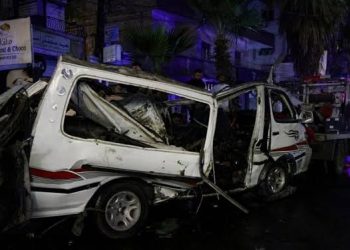 الصحة السورية: قتيلان و 13 مصابا في انفجار حافلة ركاب بمدينة جرمانا بريف دمشق