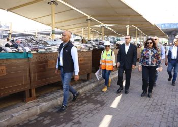 وزيرة التنمية المحلية تتفقد معدلات تنفيذ المرحلة الثانية من تطوير سوق العتبة بالقاهرة