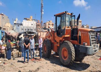 منال عوض : تنفيذ 9704 حملة لرفع الاشغالات والنظافة والمخلفات وتحرير 8863 محضر اشغال