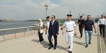 تنفيذ حملة مكبرة لإزالة التعديات والإشغالات الواقعة بنطاق مشروع ممشى أهل مصر