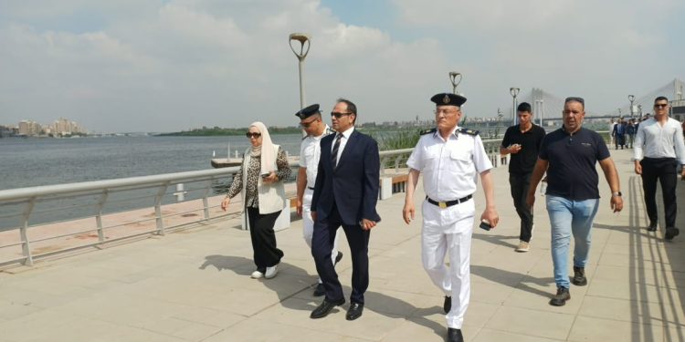 تنفيذ حملة مكبرة لإزالة التعديات والإشغالات الواقعة بنطاق مشروع ممشى أهل مصر
