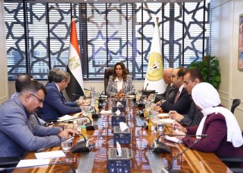 وزيرة التنمية المحلية تتابع مع قيادات الوزارة نتائج زيارتها لفرع جهاز شئون البيئة بالقاهرة الكبرى