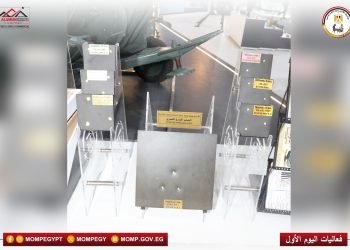مشاركة لافتة لوزارة الإنتاج الحربي بمعرض العلمين الدولي للطيران والفضاء “EIAS 2026”