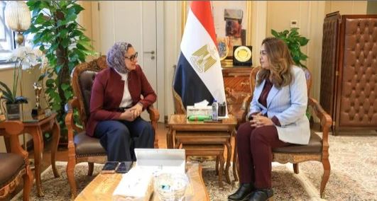 وزيرة التنمية تتابع مع محافظ الوادي الجديد المشروعات التنموية والخدمية والخطة الاستثمارية وملفات التصالح والتقنين