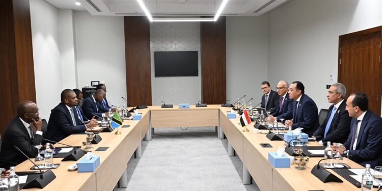 رئيس الوزراء يلتقي نائب رئيس جمهورية تنزانيا المتحدة بالعلمين الجديدة