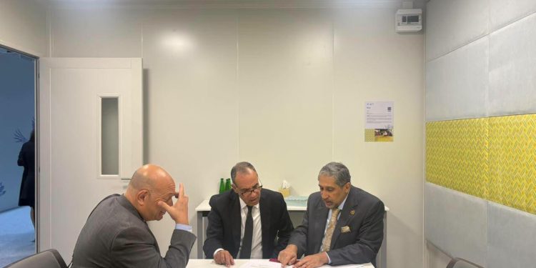 وزير الخارجية يلتقي رئيس المصرف العربي للتنمية الاقتصادية في أفريقيا