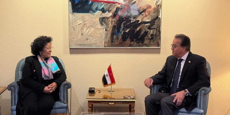 وزير الصحة يبحث مع رئيسة وكالة «أودا-نيباد» تعزيز التعاون الصحي الأفريقي